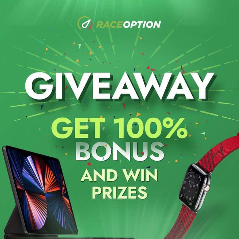 Raceoption Unveils 100% Deposit Bonus and Exclusive Tech Giveaway This June